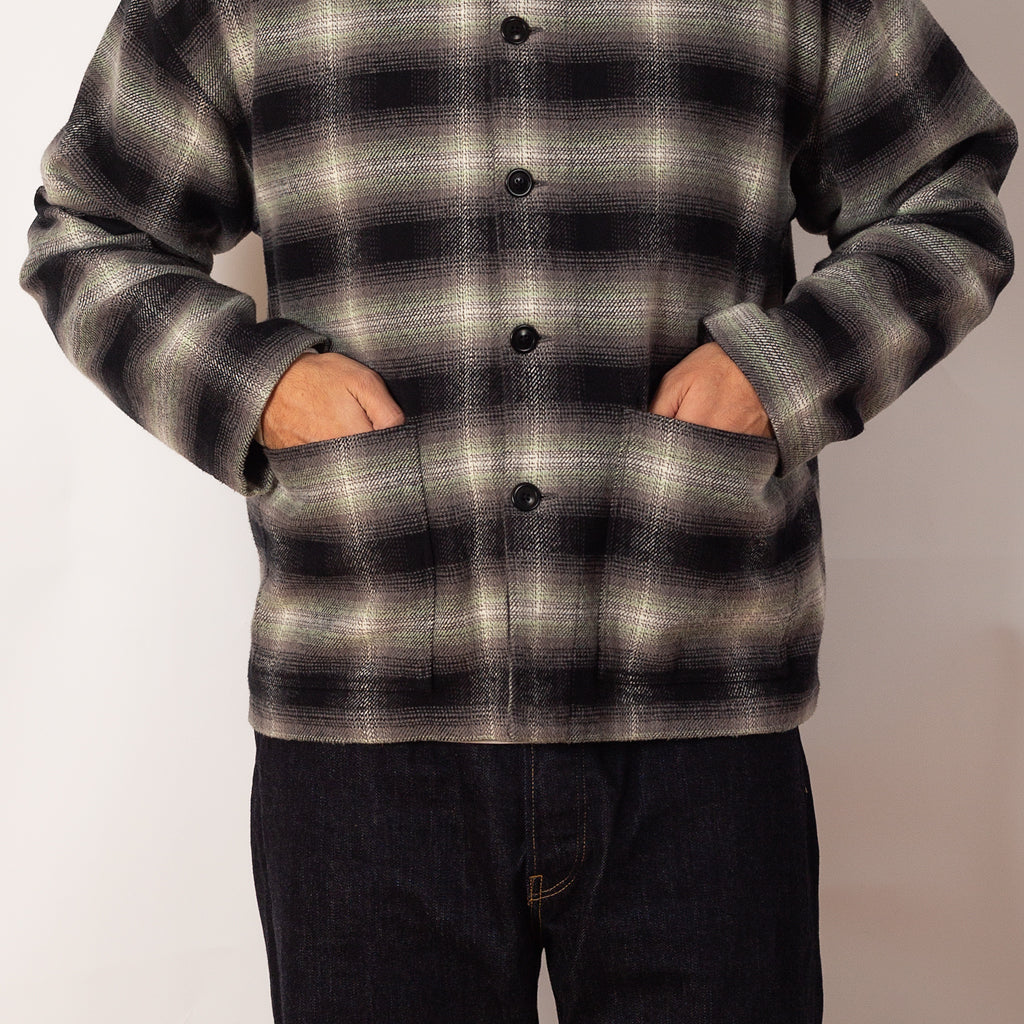 PJ Overshirt - Black/Olive
