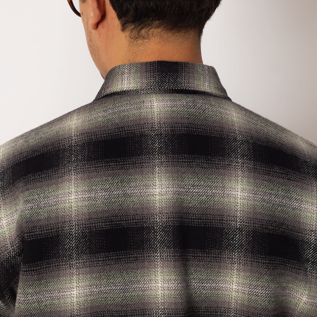 PJ Overshirt - Black/Olive
