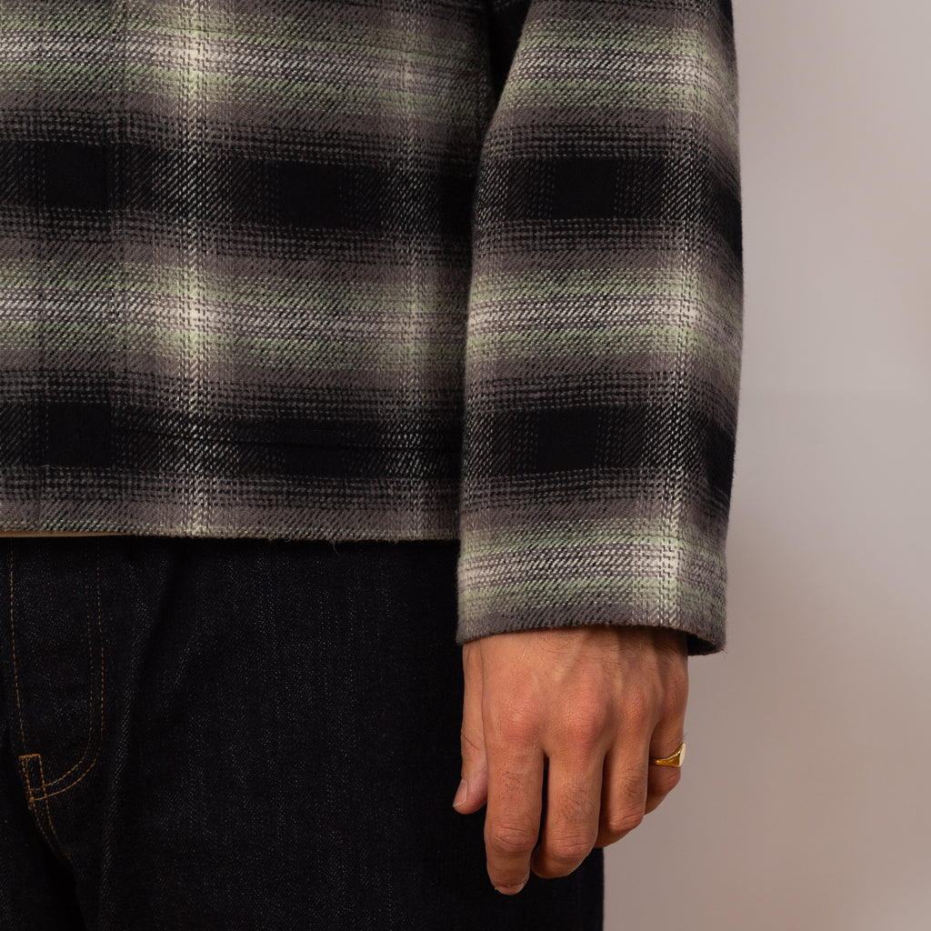 PJ Overshirt - Black/Olive