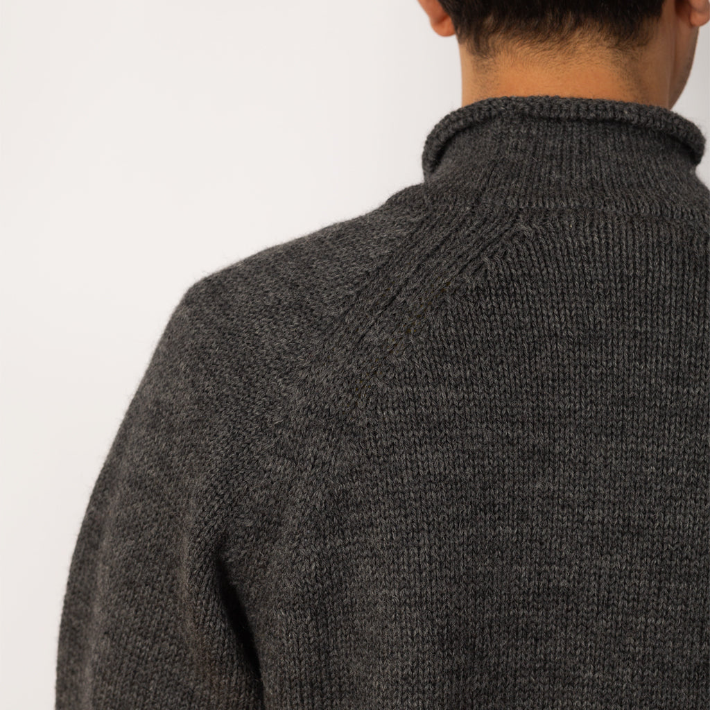 Roll Neck Knit - Grey