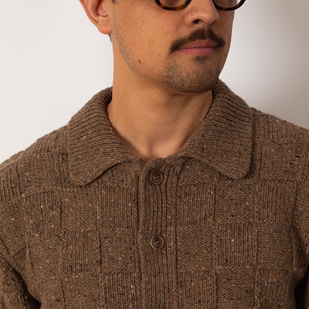 Rat Pack Cardigan - Taupe