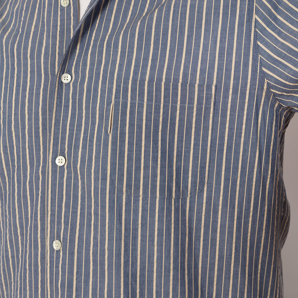 Curtis Shirt - Navy/Natural