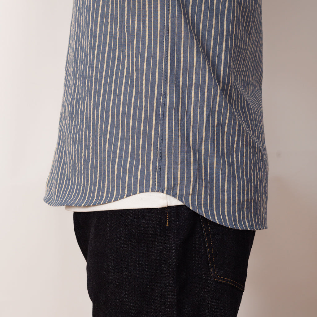 Curtis Shirt - Navy/Natural