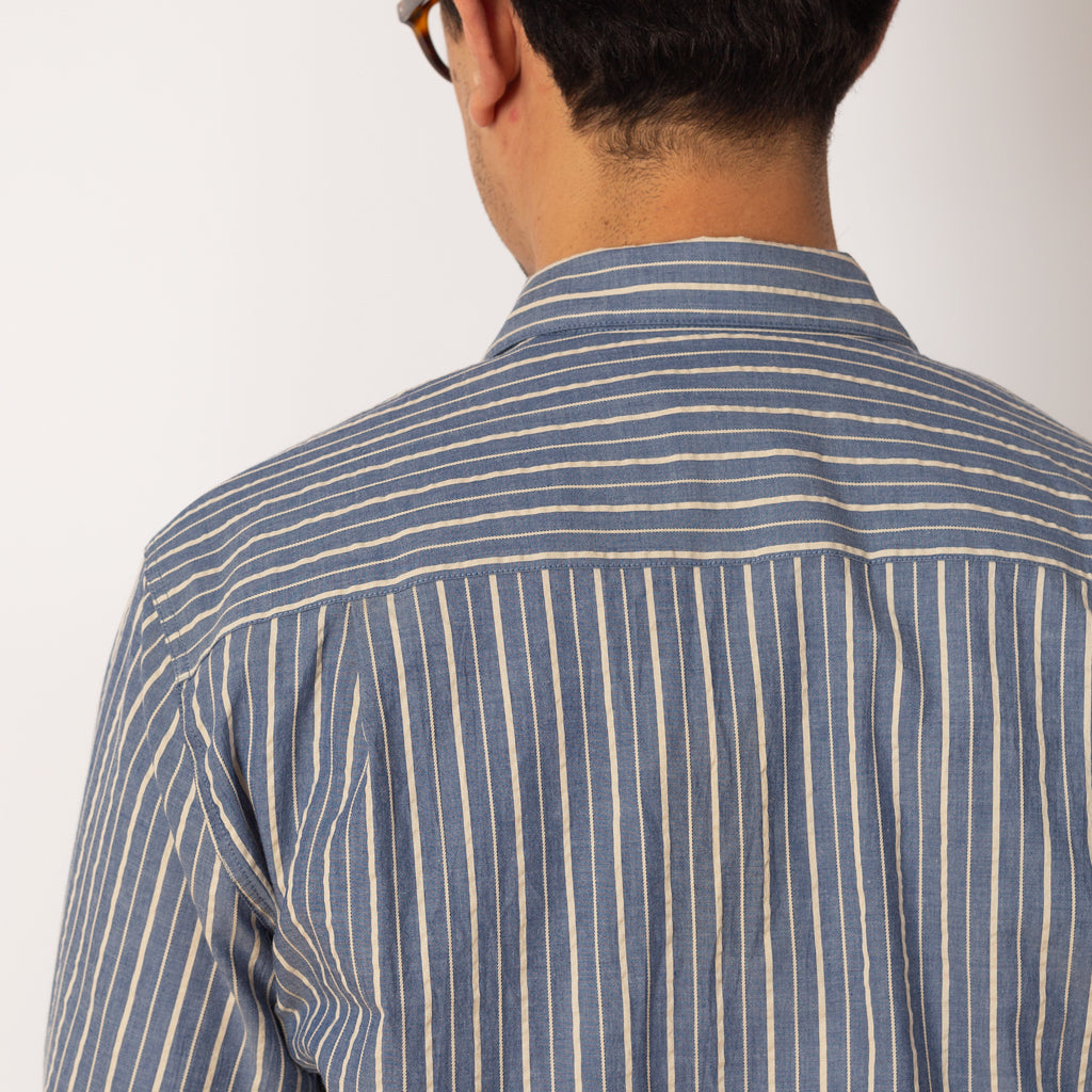 Curtis Shirt - Navy/Natural