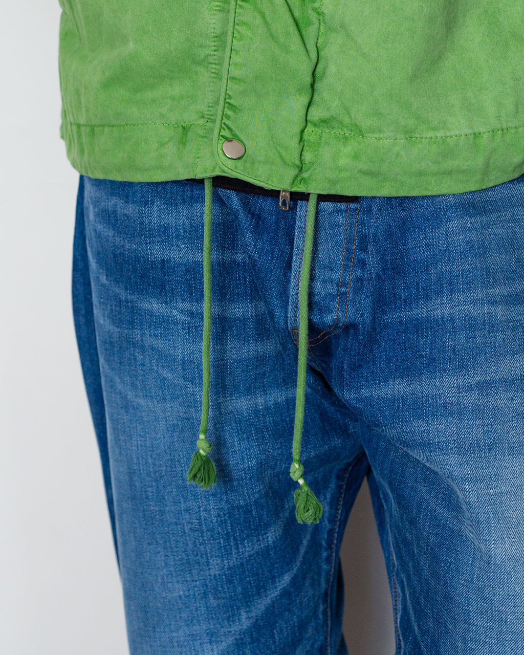 Maes Parka - Mantis Green Cotton Sateen