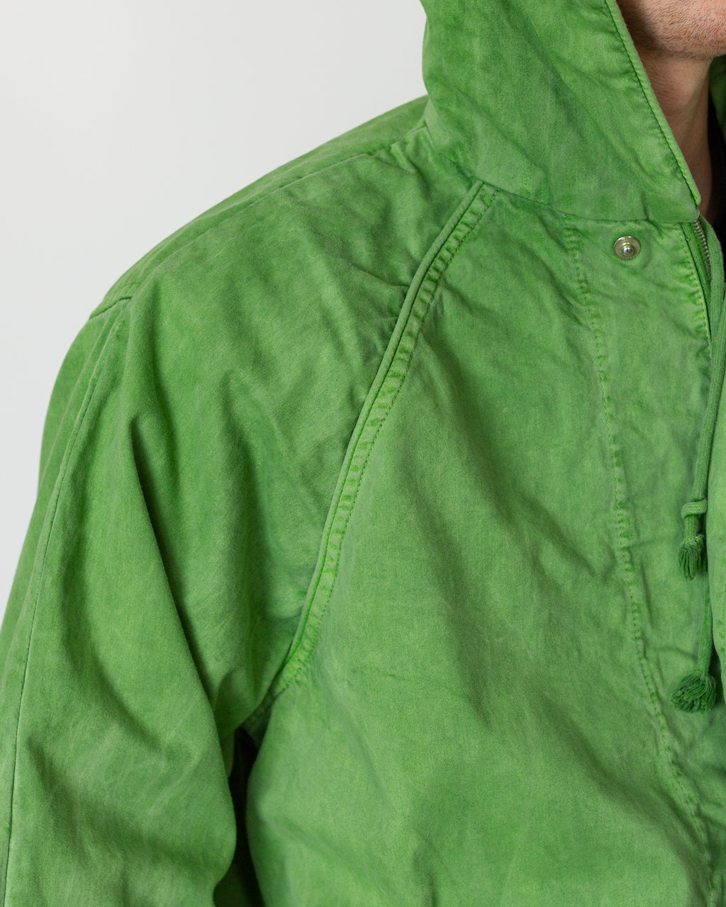 Maes Parka - Mantis Green Cotton Sateen