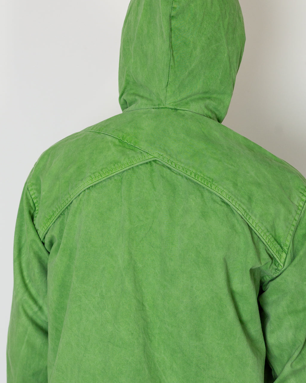 Maes Parka - Mantis Green Cotton Sateen