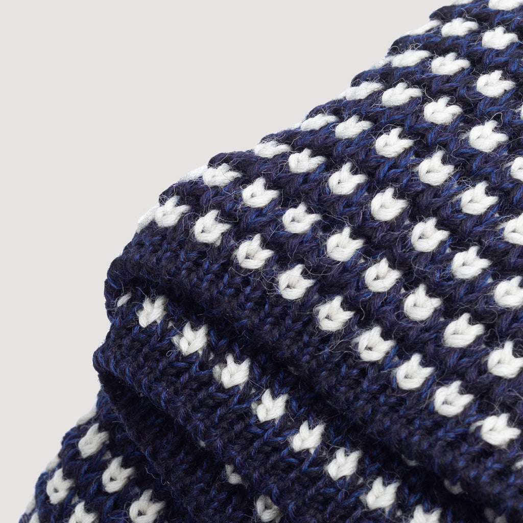 Loyal Blanket - Dark Navy Blue/Natural White