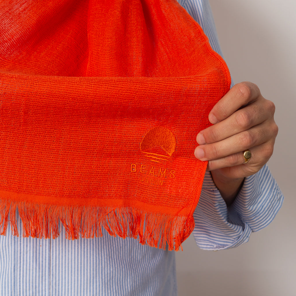MIYAZAKI TOWEL SCARF  - Orange