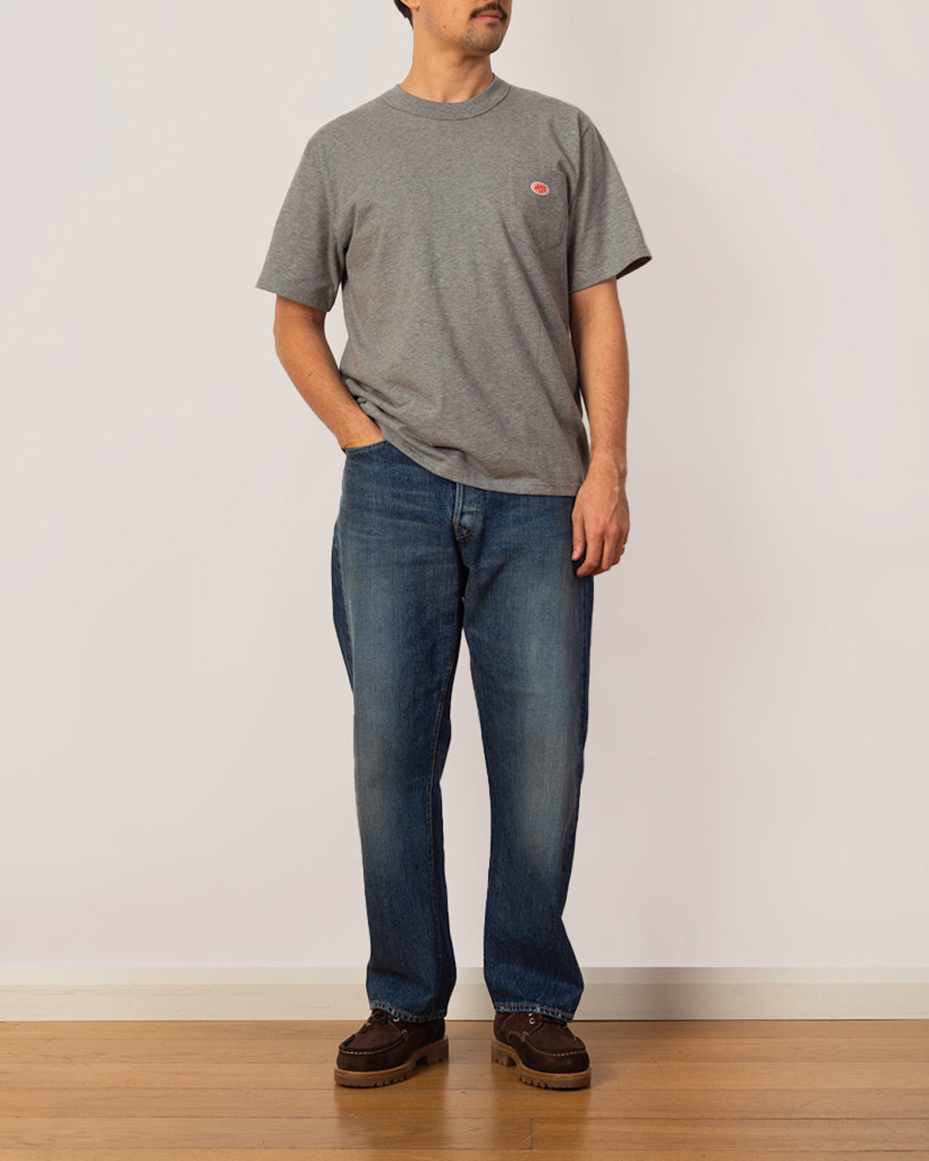 Heritage Pocket T-Shirt - Misty Grey