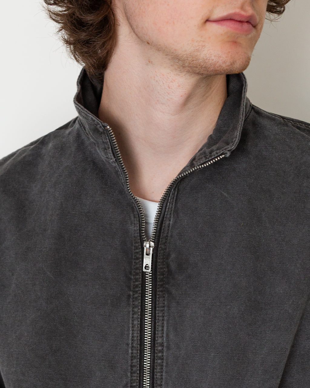 Footman Jacket - Smut Grey Cavalry Twill