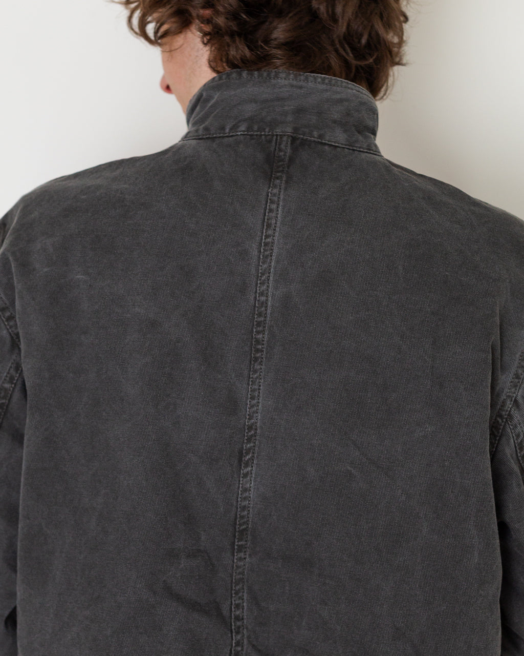 Footman Jacket - Smut Grey Cavalry Twill