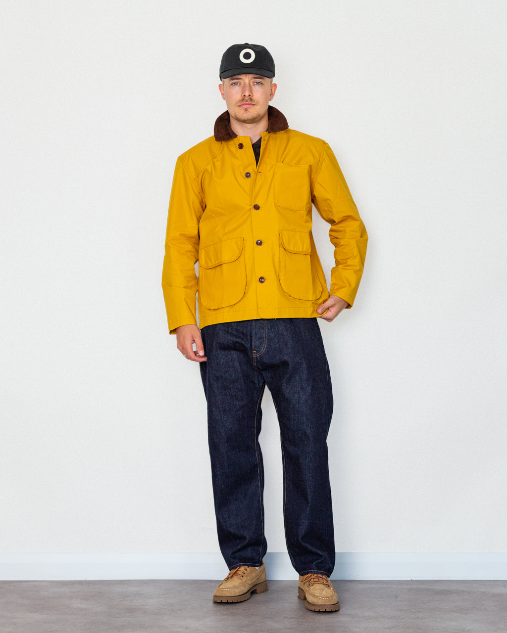 Waxed Barn Coat - Ochre