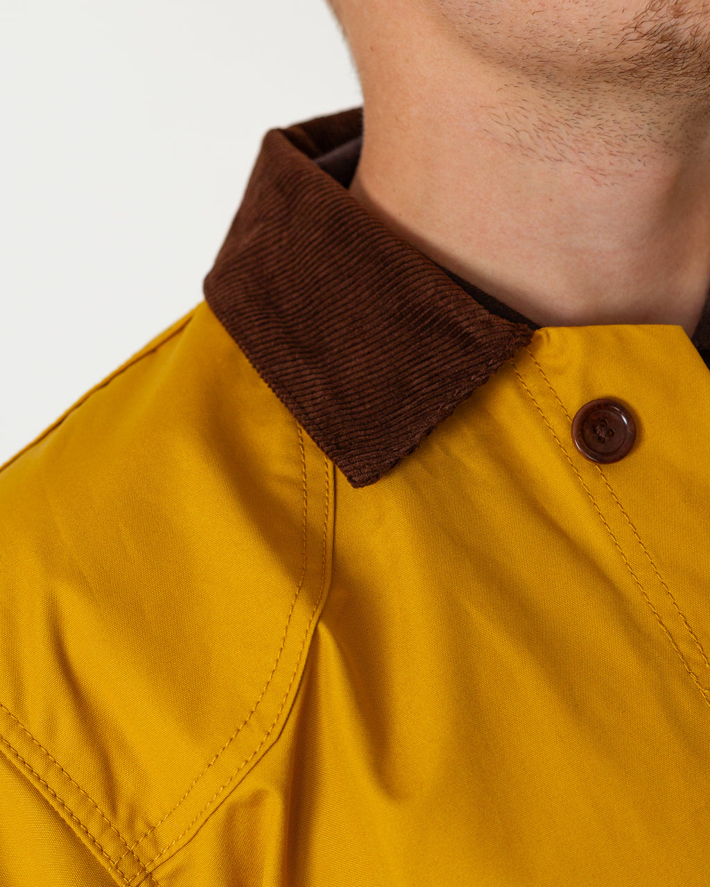 Waxed Barn Coat - Ochre