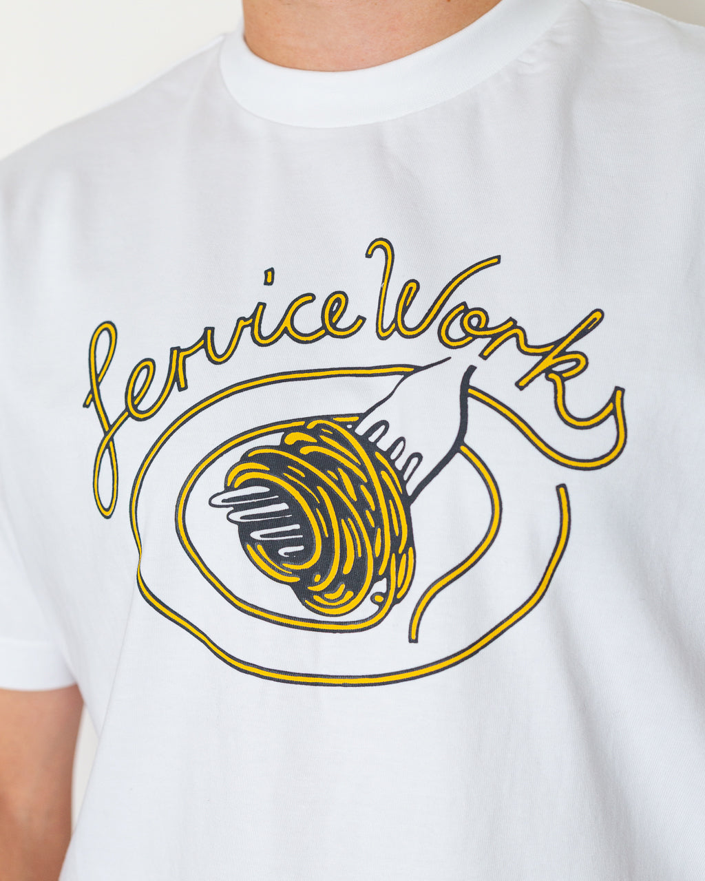 Spaghetti Tee - White