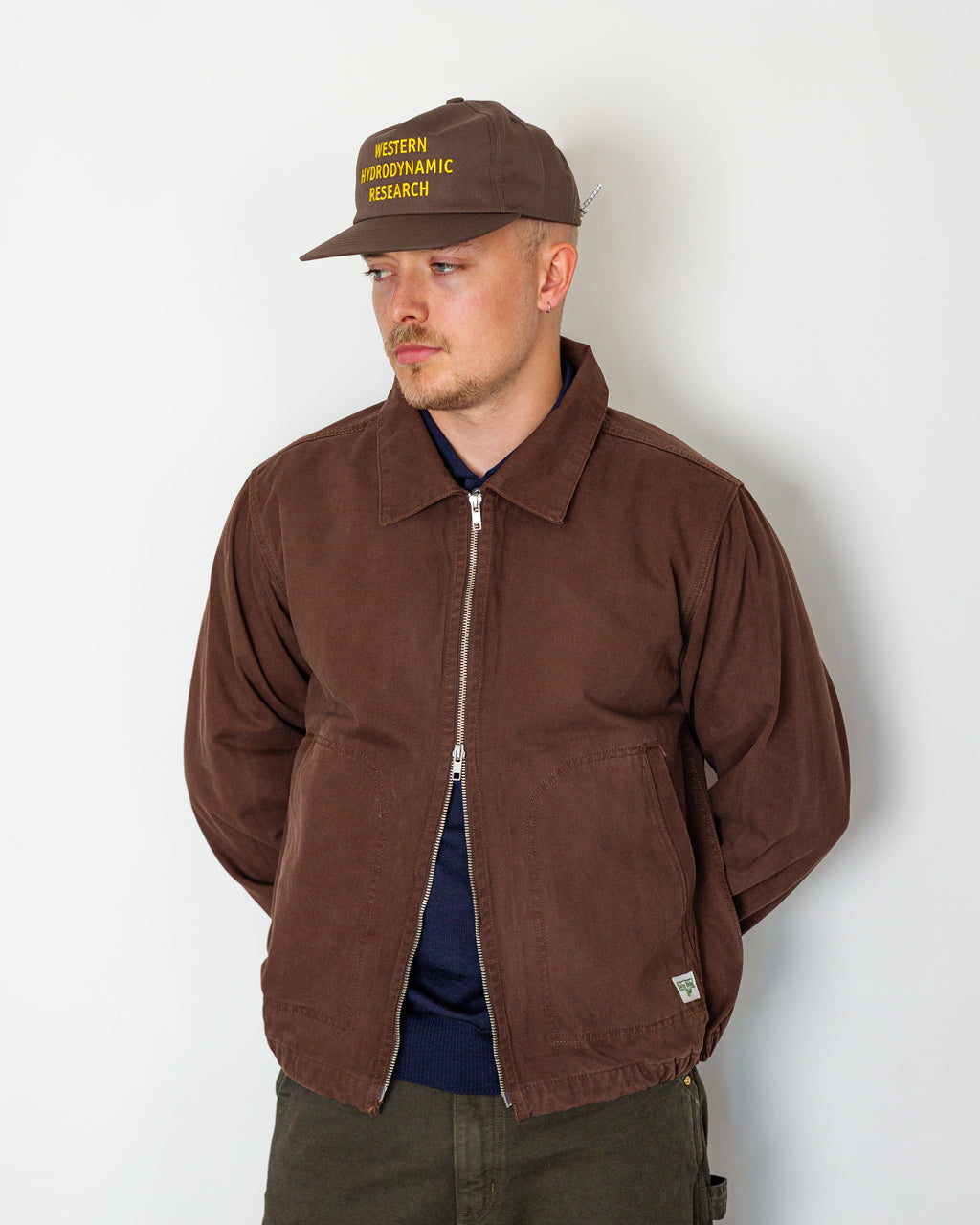 Twill Work Jacket - Brown