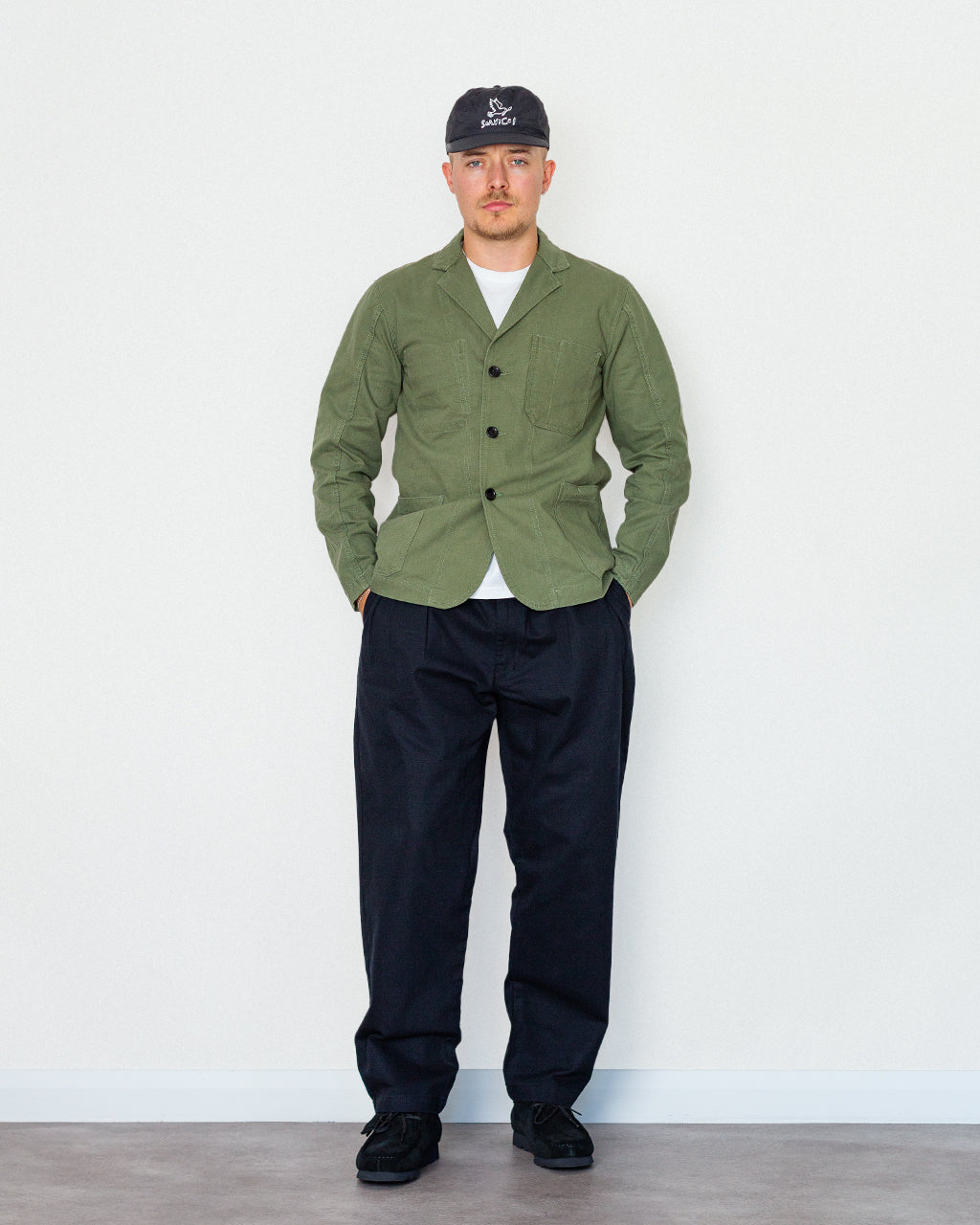 Twill Server Suit Jacket - Olive