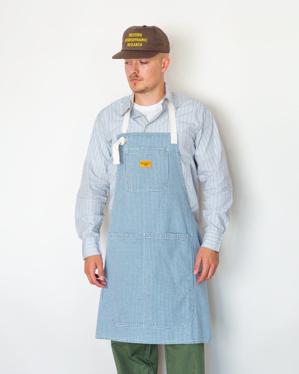 House Gingham Apron - Blue