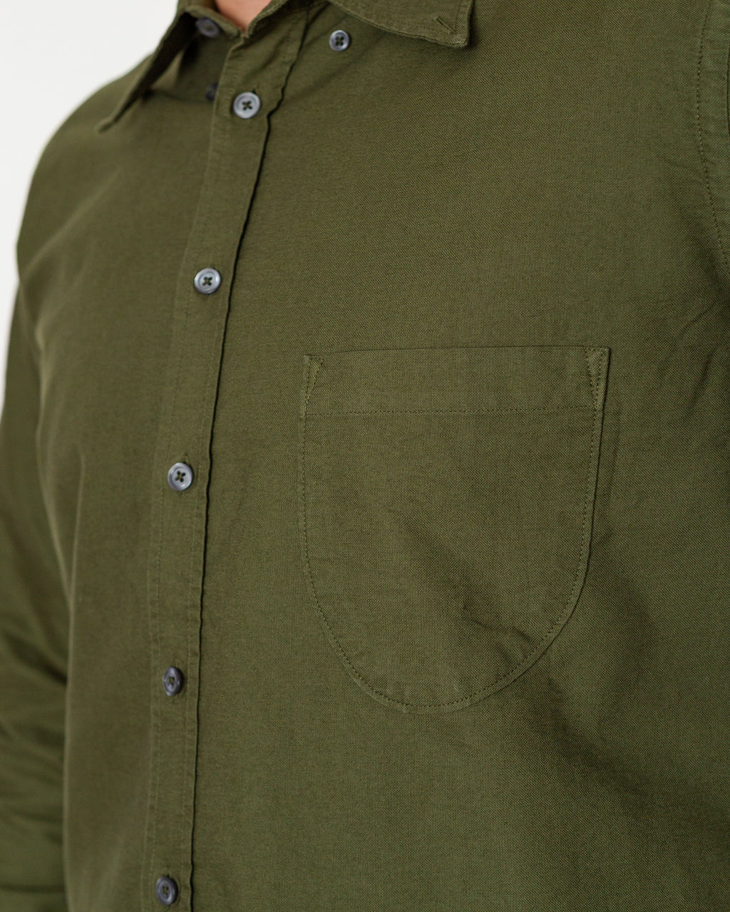 Lazy Day Shirt - Olive Oxford