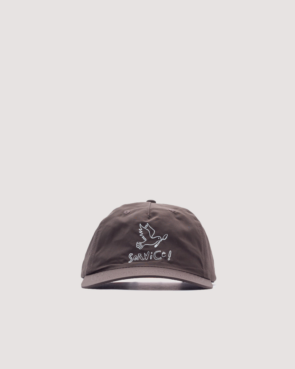 Nylon Dove Cap - Brown