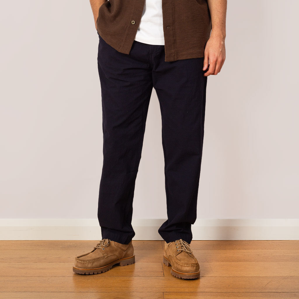 Military Chino - Navy Seersucker