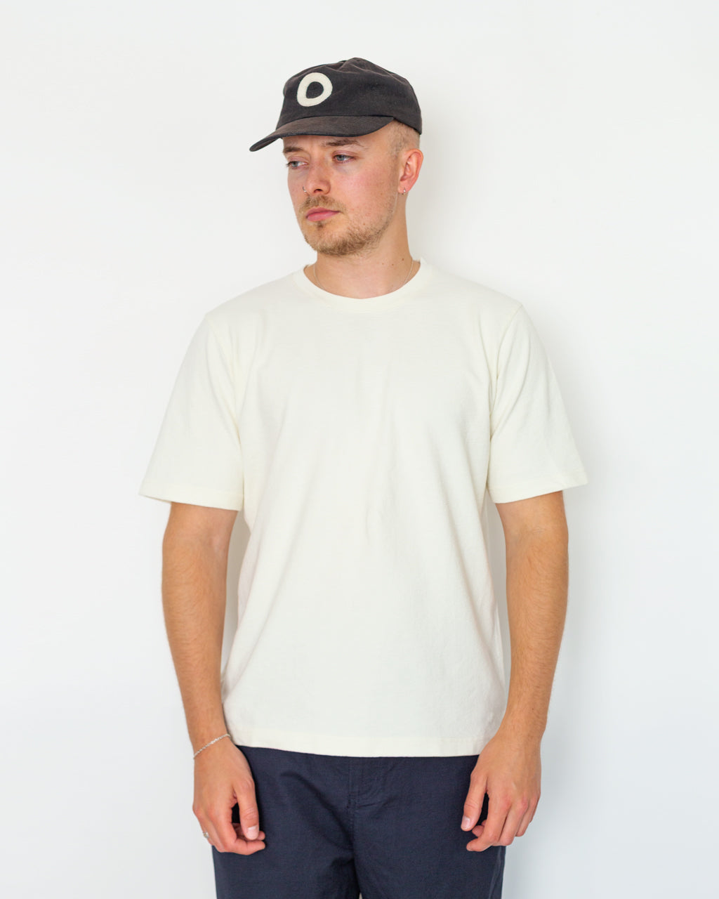 SS Textured Tee - Ecru