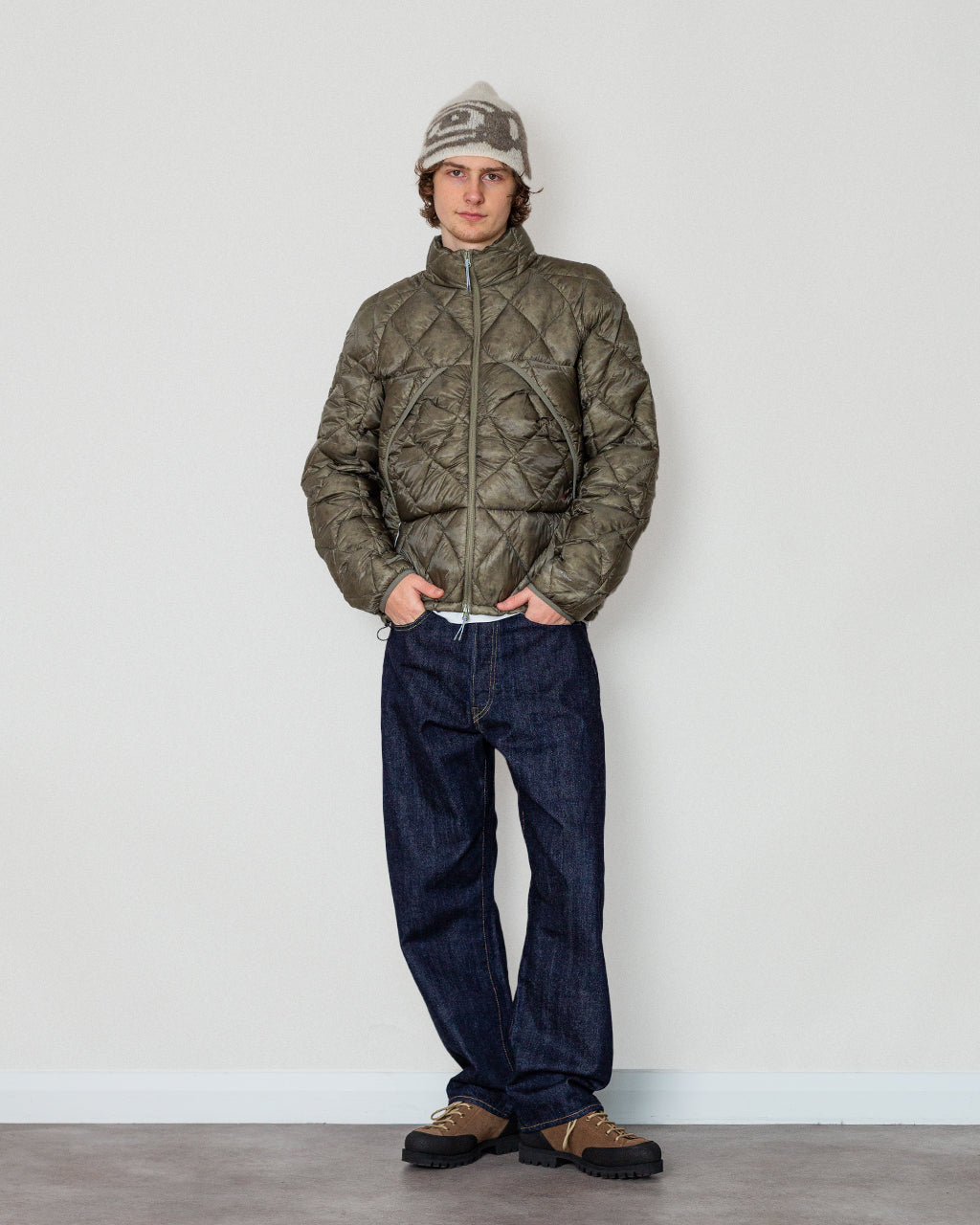 Nuna 800 Fill Power Hooded Down Jacket - Sage Green