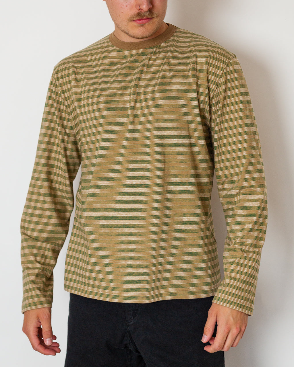 Another T-Shirt 3.0 - Green Stripe | Another Aspect | Peggs & son.