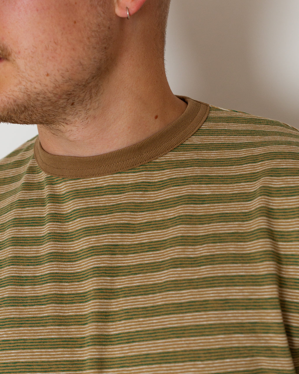 Another T-Shirt 3.0 - Green Stripe | Another Aspect | Peggs & son.