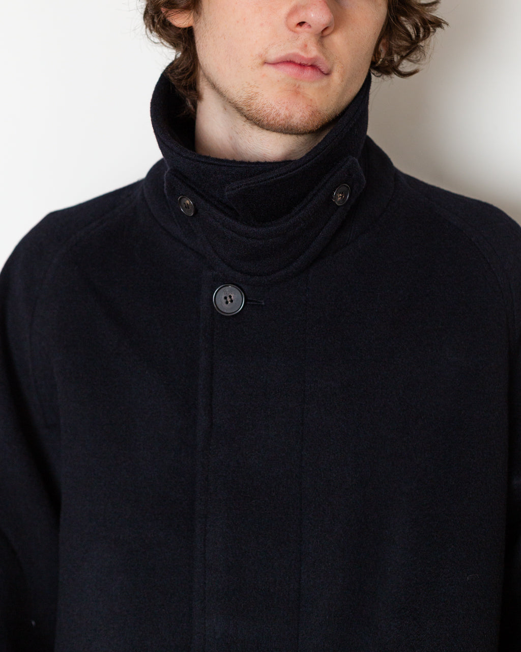 Winterport Wool Coat - Dark Navy