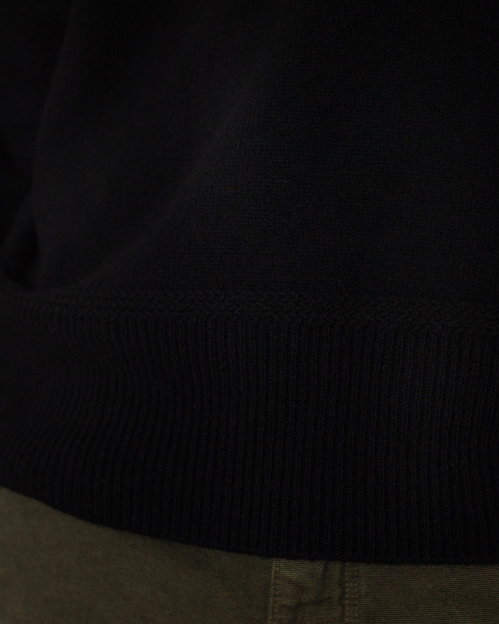 Athletic Crewneck Sweater - Black