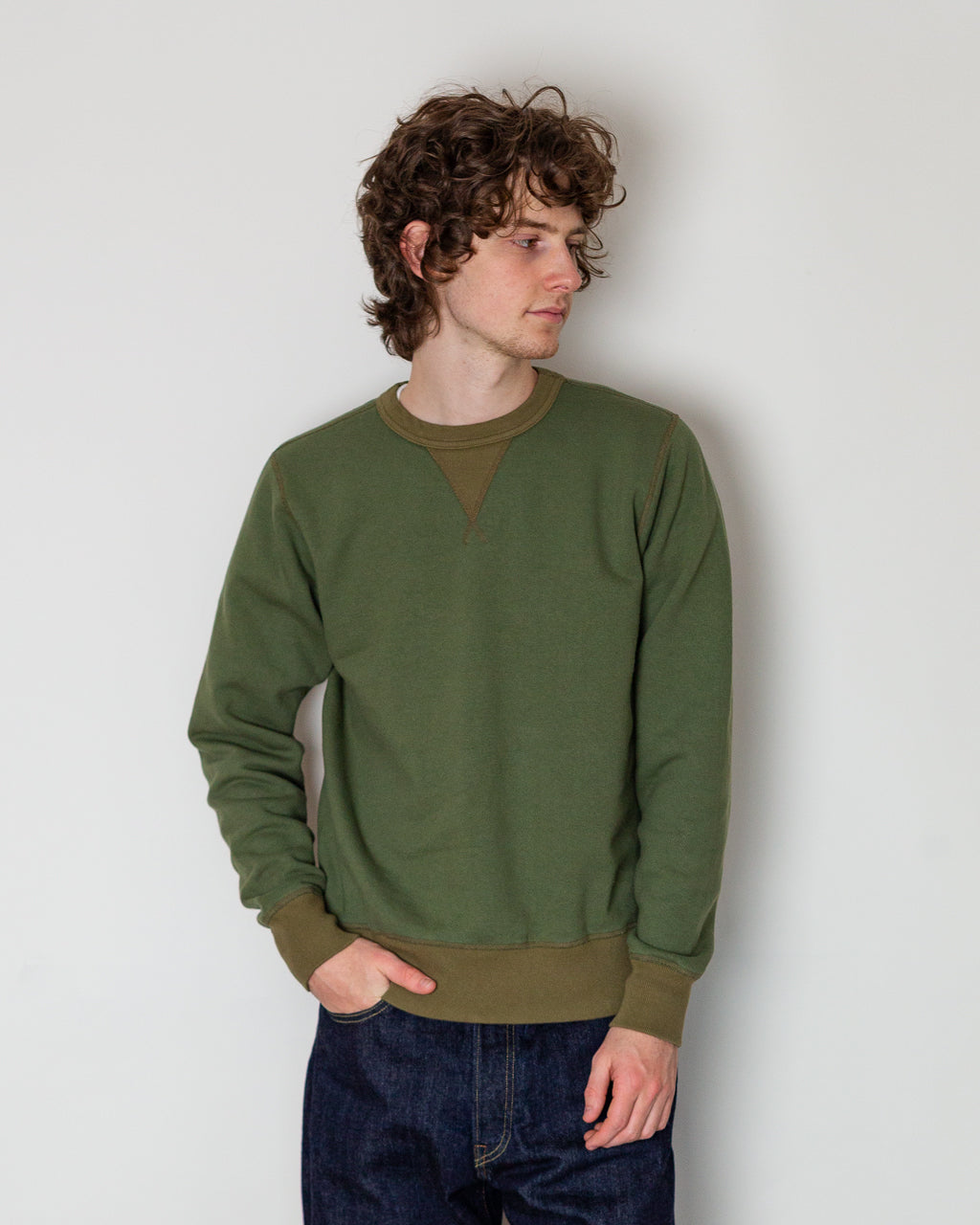 Plain Sweat - Olive