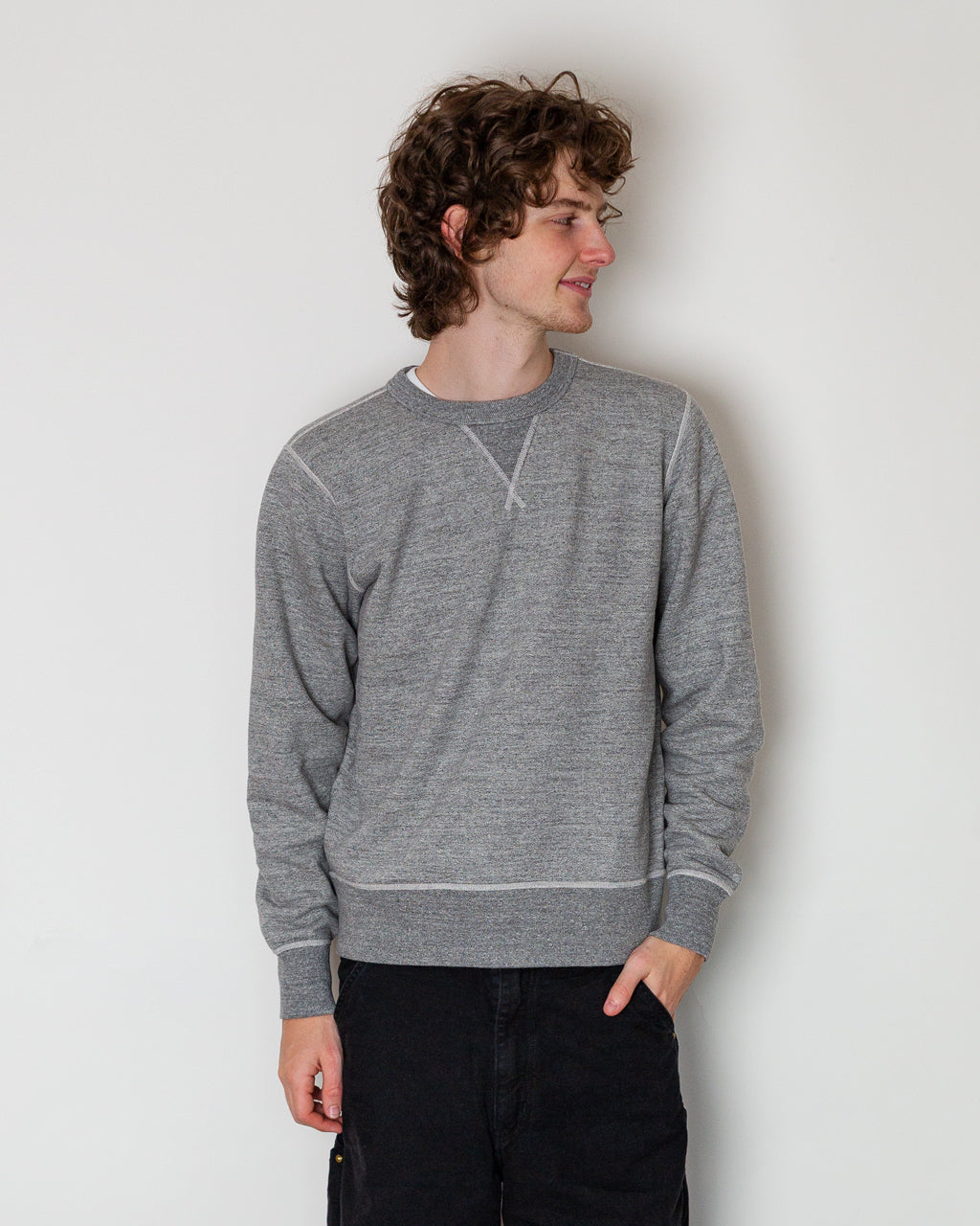 Plain Sweat - Heather Grey