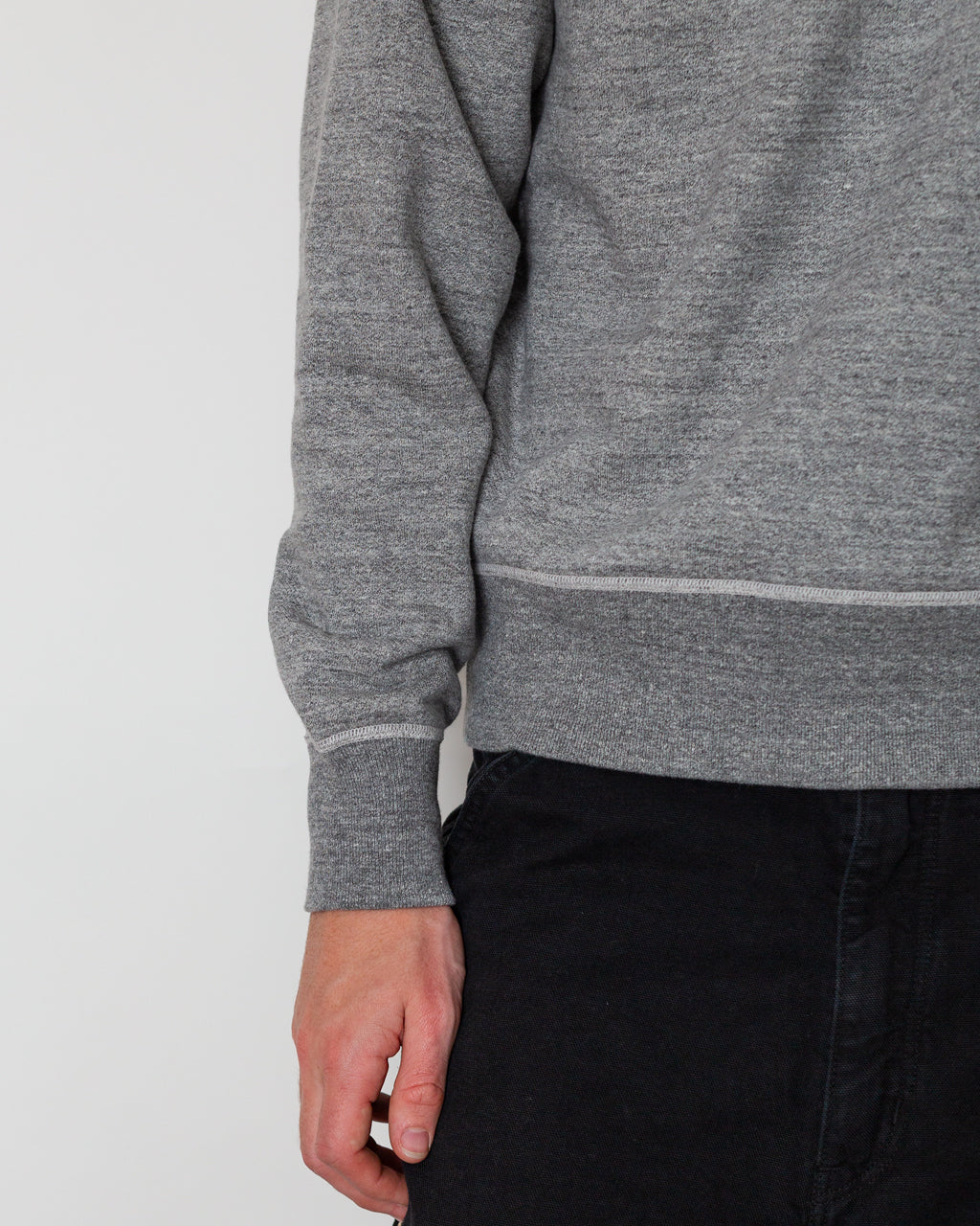 Plain Sweat - Heather Grey