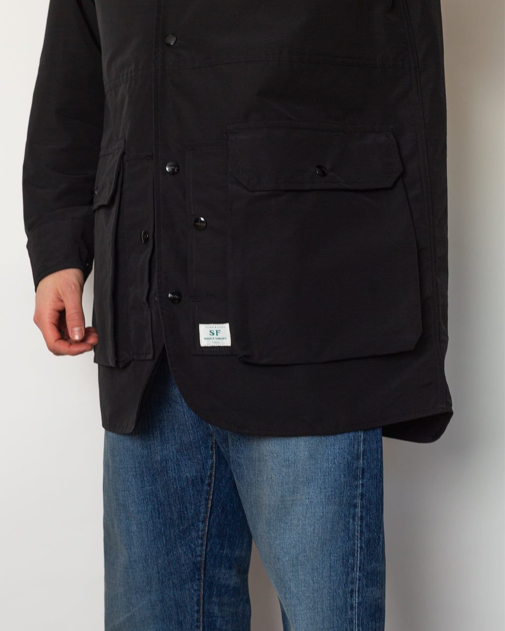 Cultivator Coat - Black | Sassafras | Peggs & son.