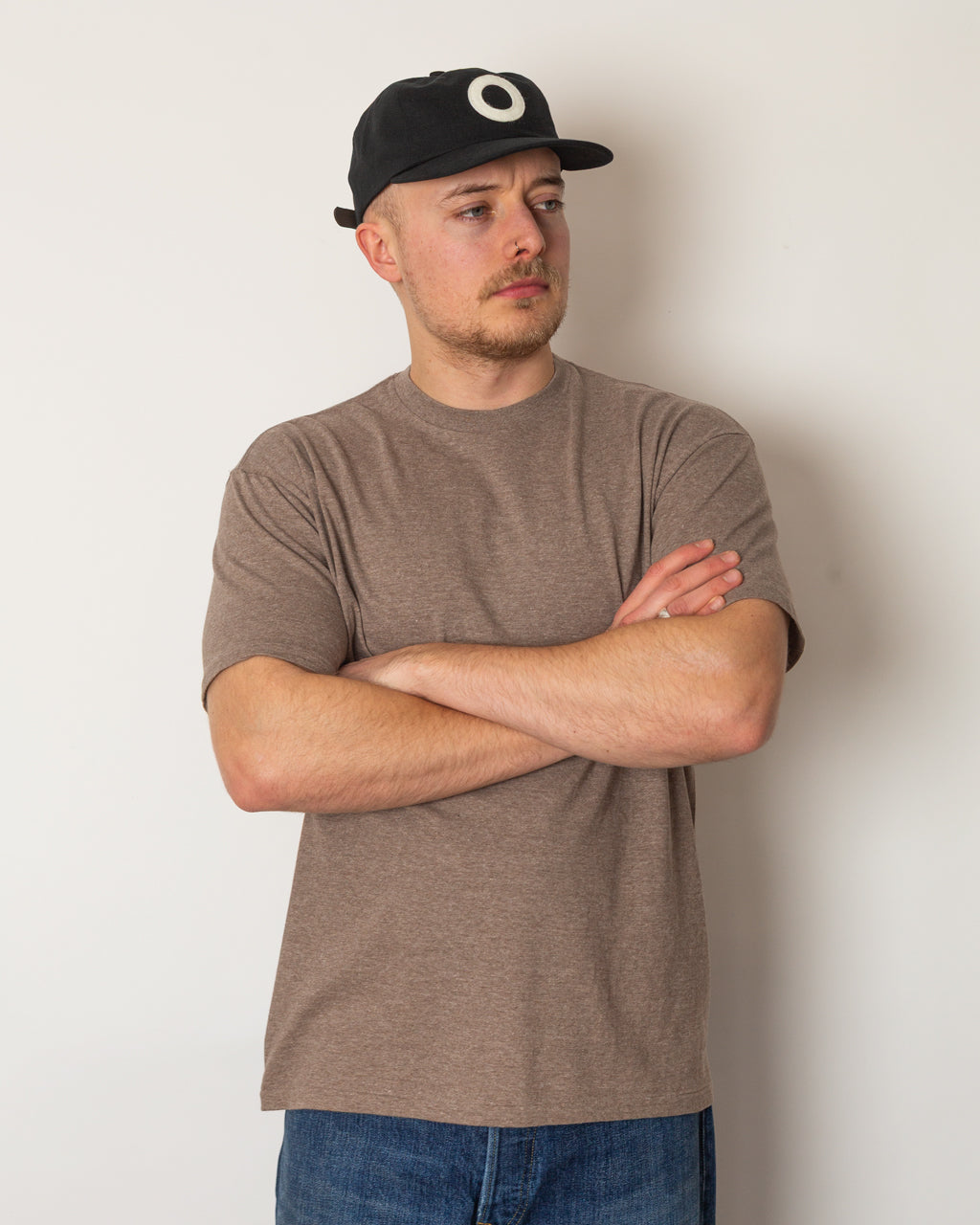 Seamless Crew Tee - Brown