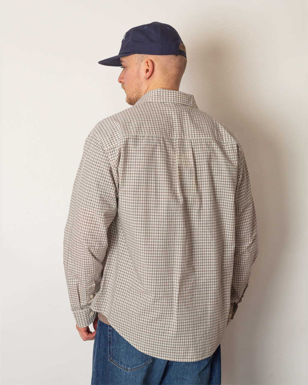 Executive Shirt - Experienced Brown Check | Mfpen | Peggs & son.