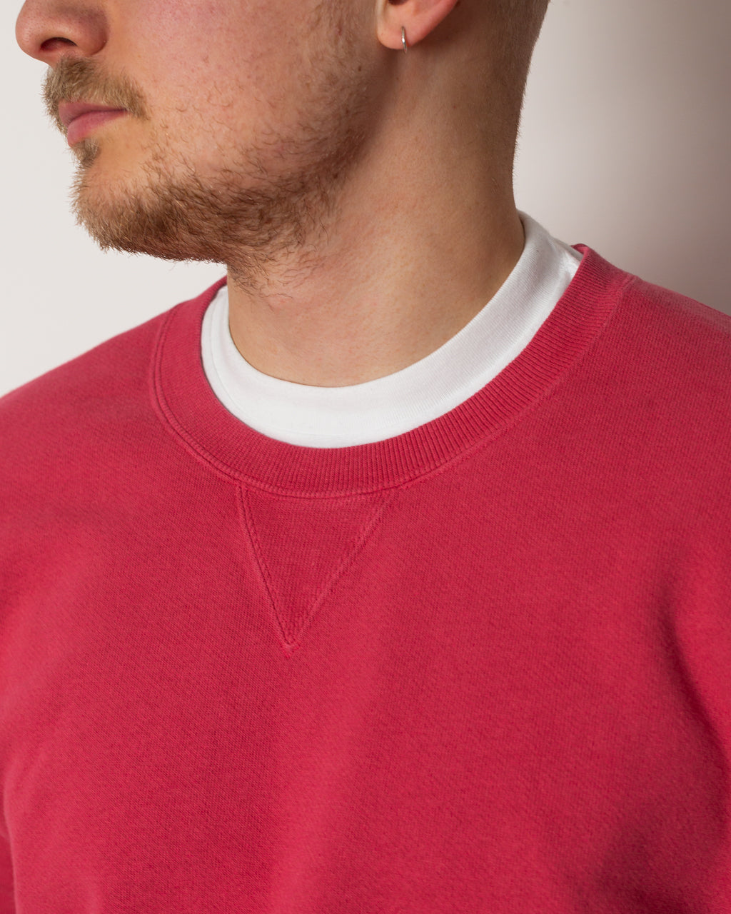Jumbo Sweat LS Damaged - Red | Visvim | Peggs & son.