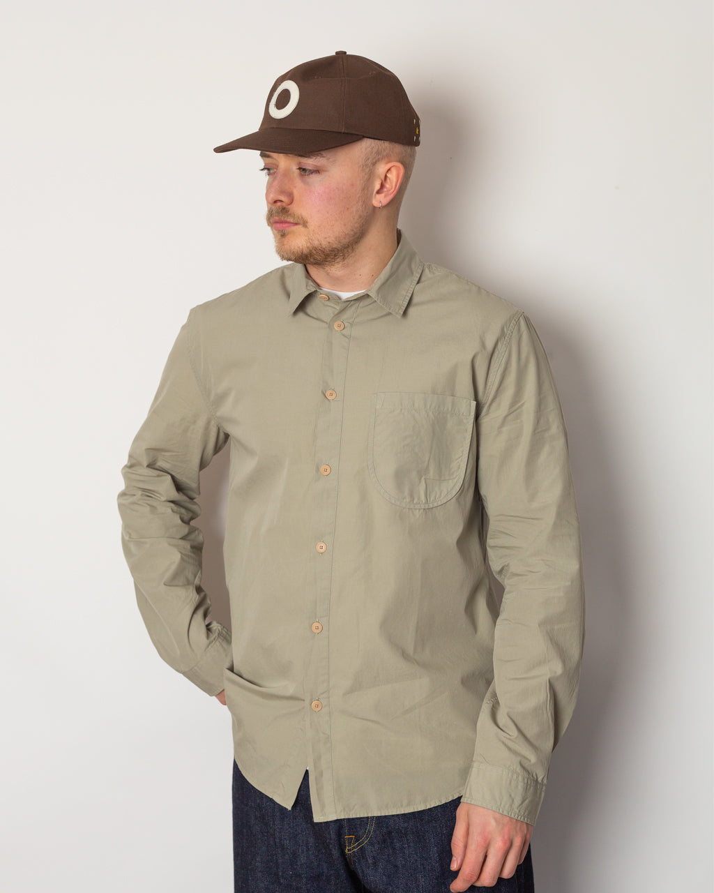 Curve Shirt - Silver Sage