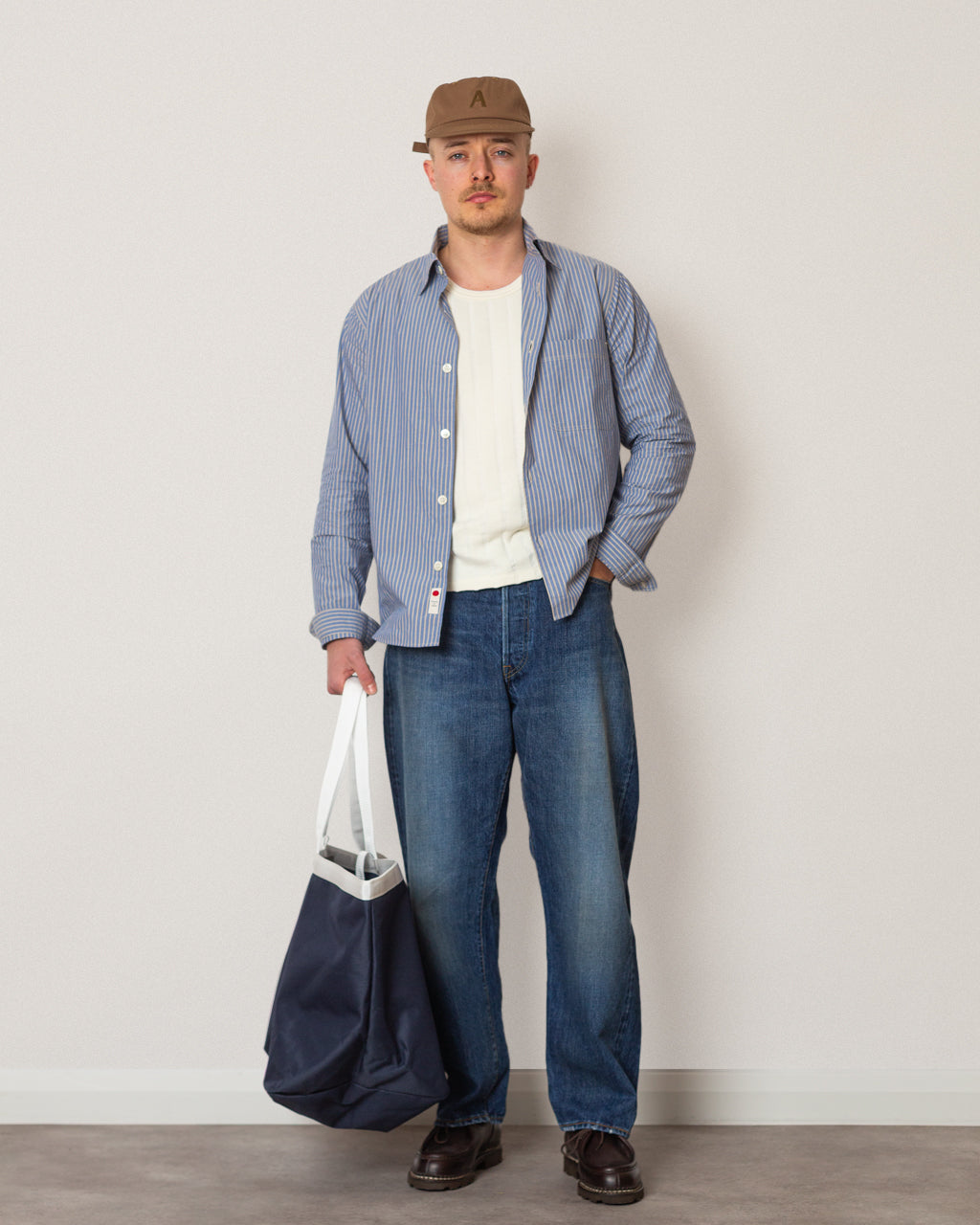 Another Shirt 4.0 - Blue/White Stripe