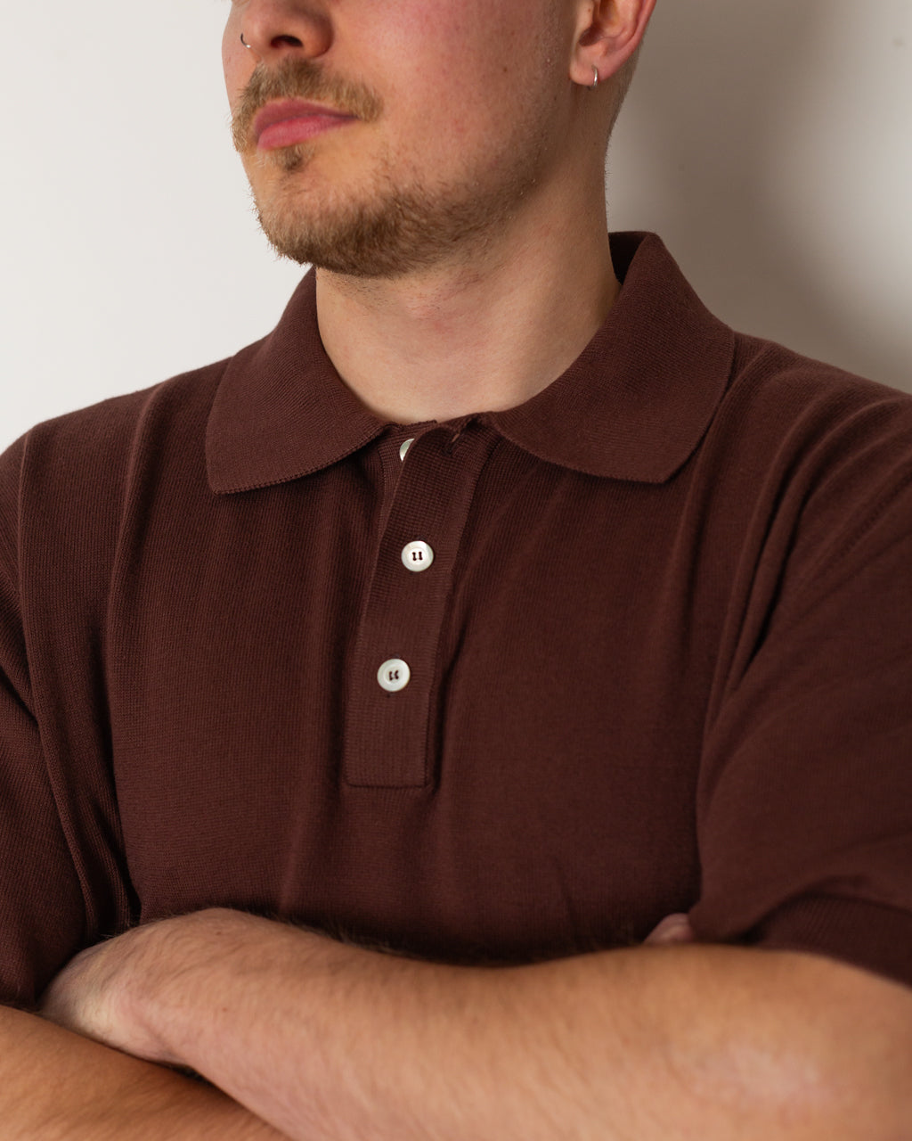 Another Polo Shirt 3.0 - Tobacco | Another Aspect | Peggs & son.