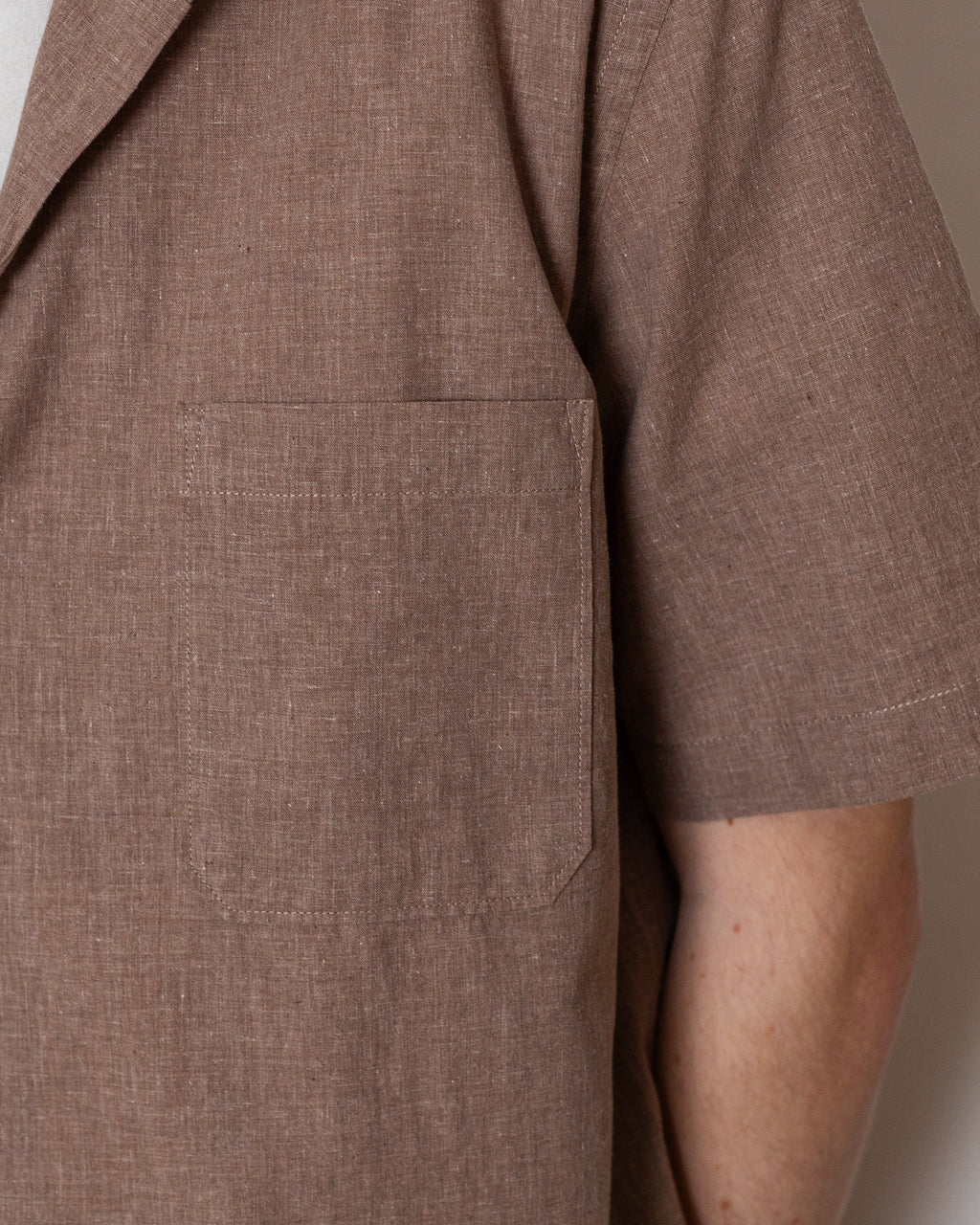 Road Shirt Sido Linen - Brown