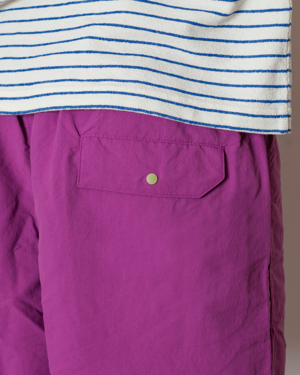 Baggies 5" - Oval Logo Faded Magenta