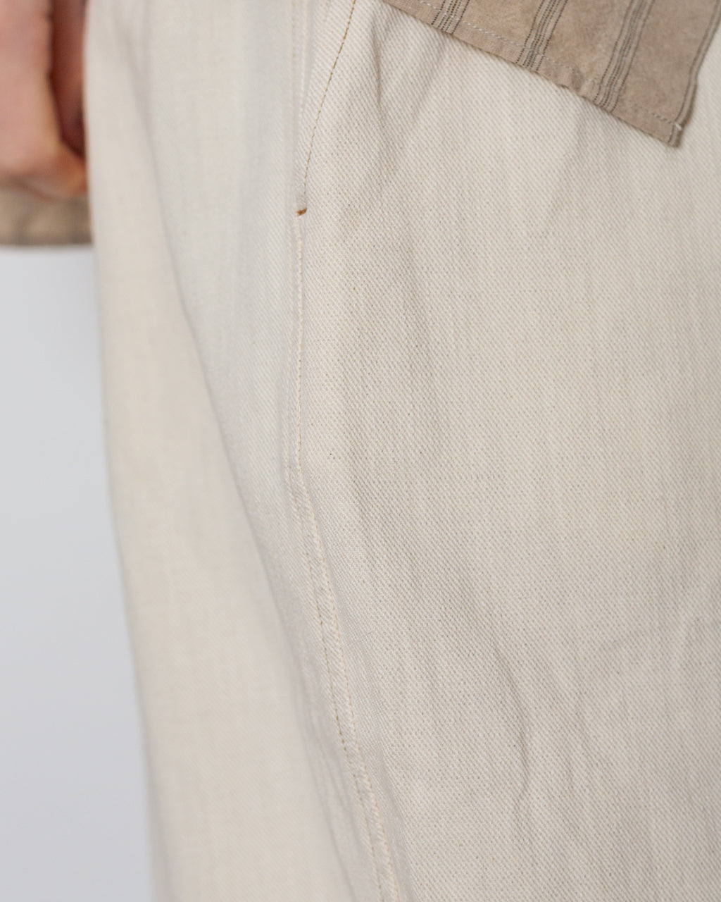 Pleated Track Pant Koko - Ecru