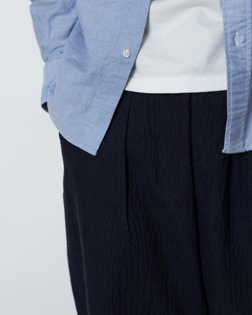 Pleated Track Pant Ospina - Navy