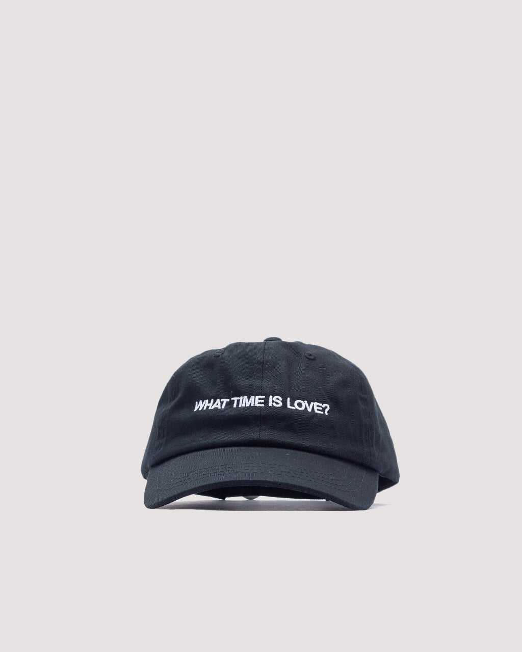 WHAT TIME IS LOVE CAP  - Black