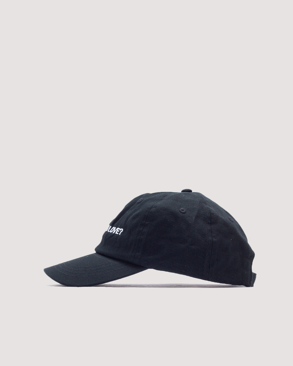 WHAT TIME IS LOVE CAP  - Black