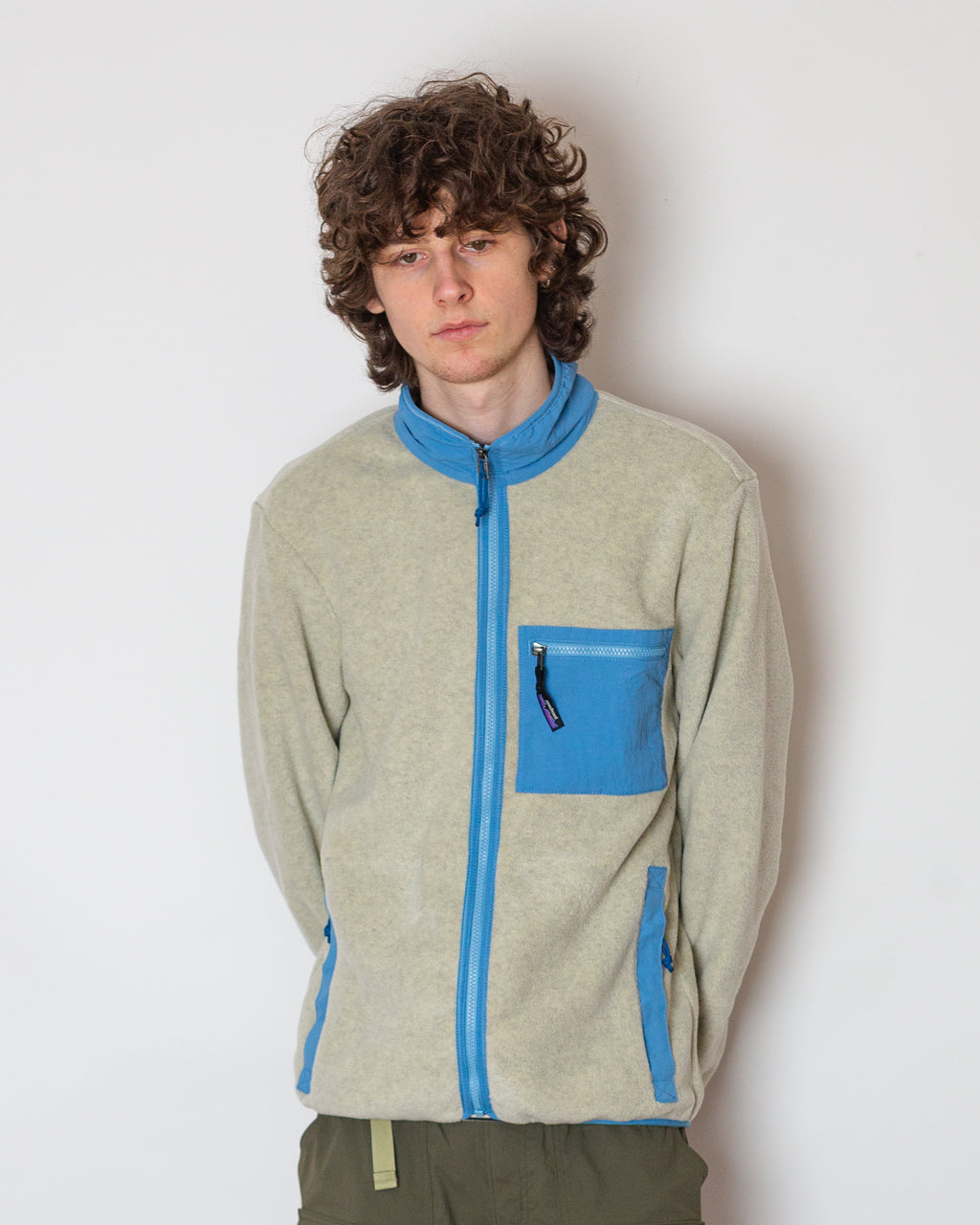 Synchilla Jacket - Oatmeal Heather/Shore Blue | Patagonia | Peggs