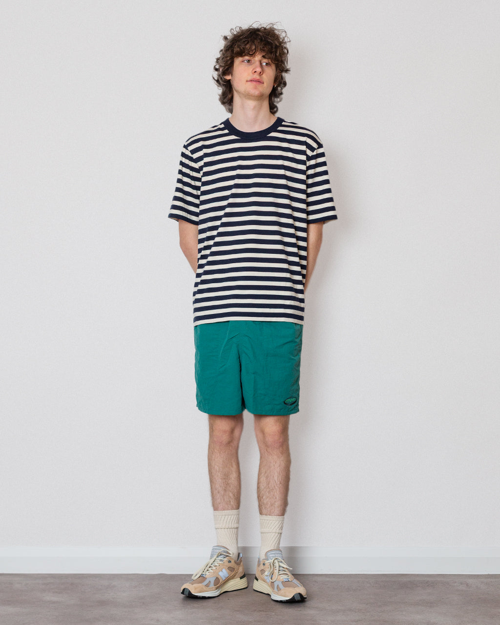 Baggies 5" - Oval Logo Gem Green