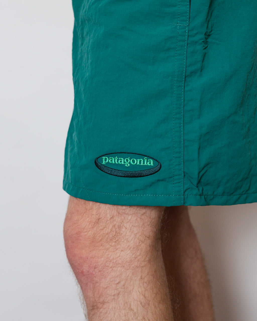 Baggies 5" - Oval Logo Gem Green